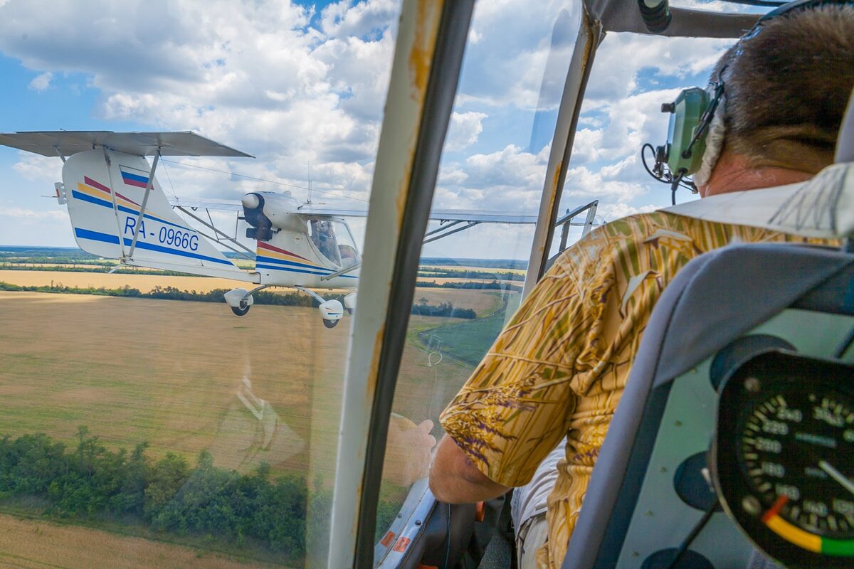 Кабина самолёта Бекас Х-32